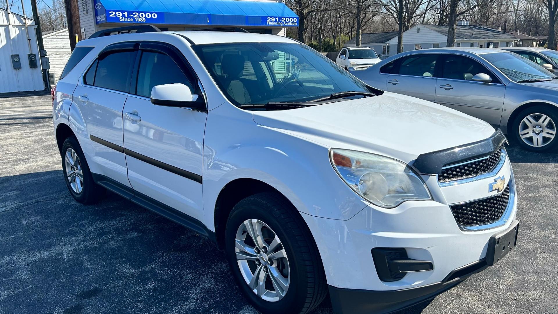 2011 White /GRAY Chevrolet Equinox (2GNALDEC5B1) with an 2.4L L4 DOHC 16V engine, located at 2710A Westlane Rd., Indianapolis, IN, 46268, (317) 291-2000, 39.885670, -86.208160 - Photo#1